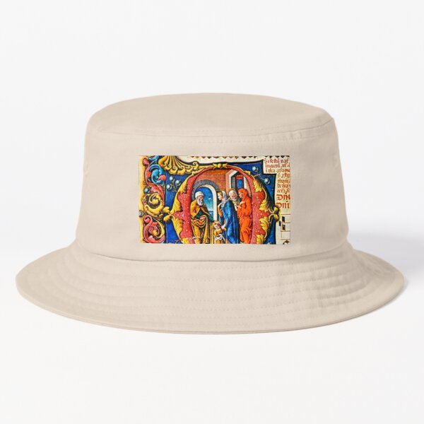 Vista previa del artículo con la obra «La Sagrada Familia con Simeón y la profetisa Ana, de un manuscrito iluminado», diseñado y vendido por IlluminatedPage.