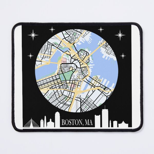 Item preview, Boston Map designed and sold by Boy-Wandered.