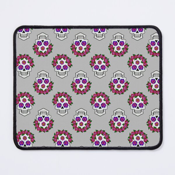 Item preview, Skull with a Crown of Roses Gray designed and sold by Julie Erin Designs.