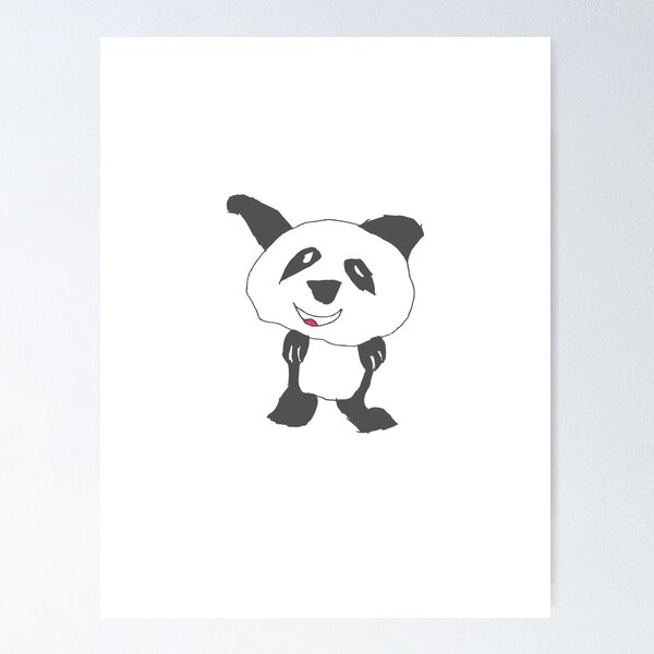 Intricate Designed Panda Bear Walking Best Temporary Tattoos| WannaBeInk.com