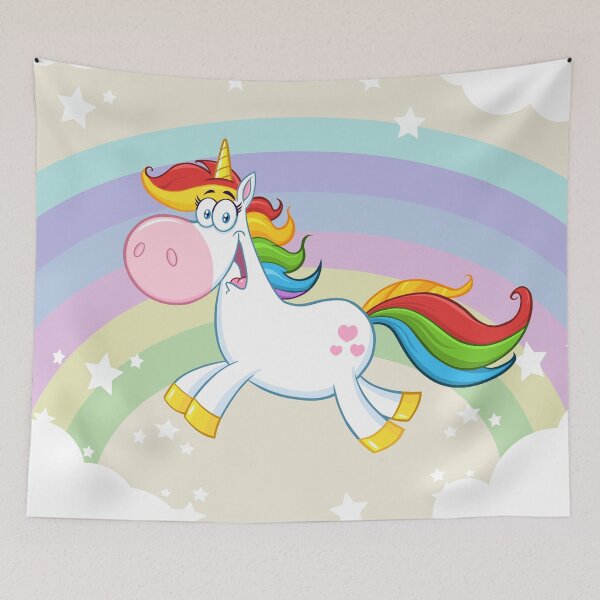 Item preview, Unicorn and Rainbow designed and sold by Stus RoadTrips.