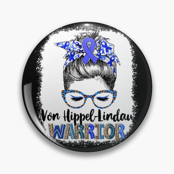 Item preview, Messy Bun Leopard Von Hippel-Lindau Warrior designed and sold by rechardtee.