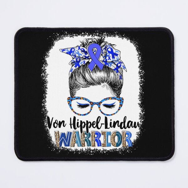 Item preview, Messy Bun Leopard Von Hippel-Lindau Warrior designed and sold by rechardtee.