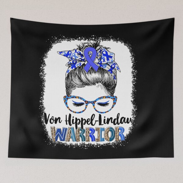 Item preview, Messy Bun Leopard Von Hippel-Lindau Warrior designed and sold by rechardtee.