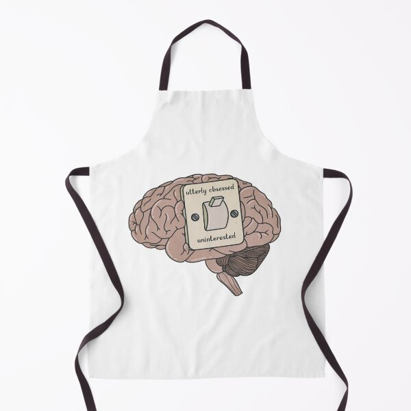 Item preview, brain obsessed or uninteressed designed and sold by OneTeeTee.