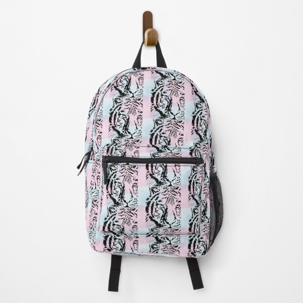 Item preview, Pink and Blue Tiger designed and sold by turnipjoestudio.