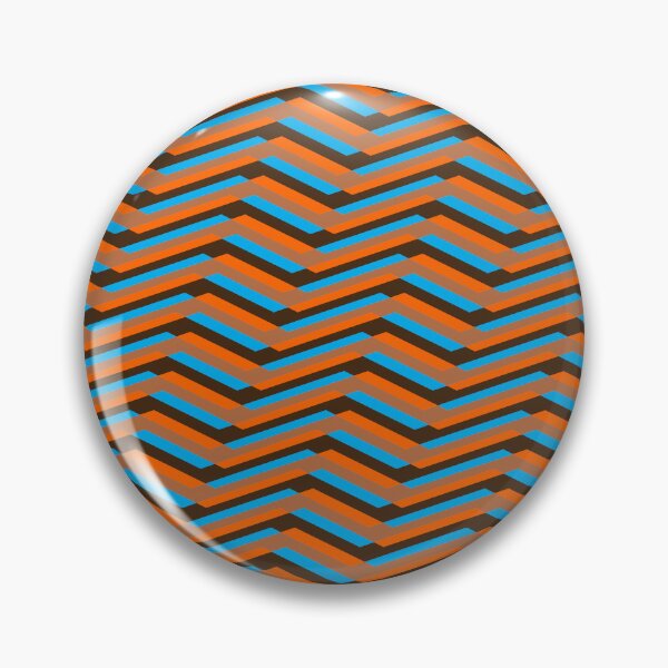 Item preview, chevron brown blue orange glitch designed and sold by frauenbrauen.