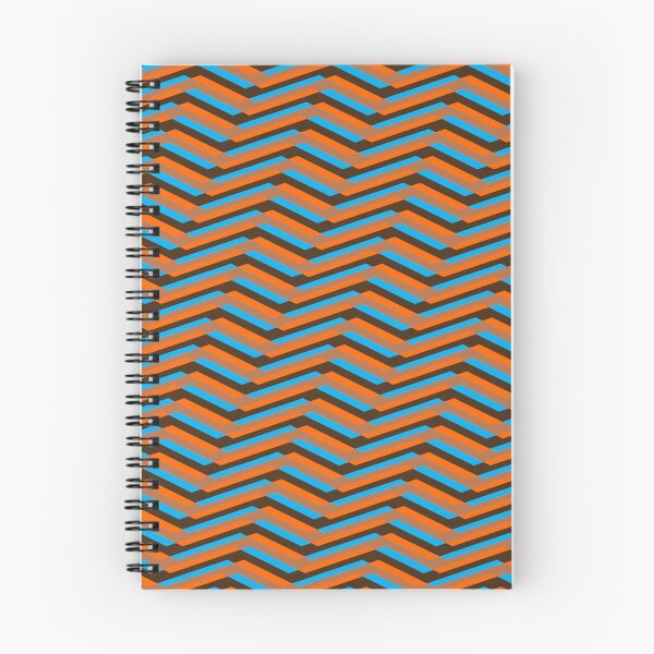 Item preview, chevron brown blue orange glitch designed and sold by frauenbrauen.