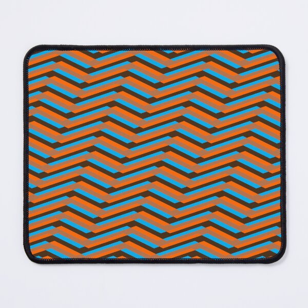 Item preview, chevron brown blue orange glitch designed and sold by frauenbrauen.
