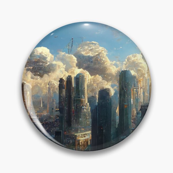 Aperçu de l'œuvre Conception d'art de gratte-ciel de ville créée et vendue par AbstractBEE.