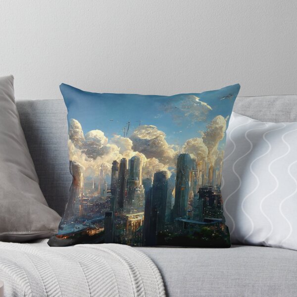 Item preview, Diseño de arte de rascacielos de ciudad designed and sold by AbstractBEE.