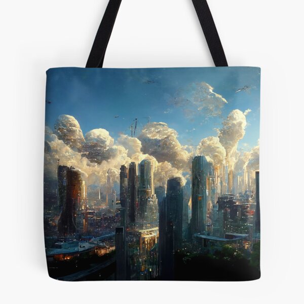 Item preview, Diseño de arte de rascacielos de ciudad designed and sold by AbstractBEE.