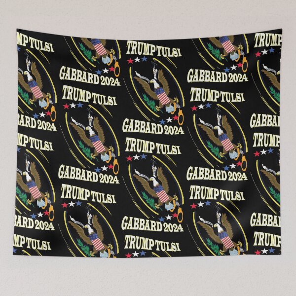 Item preview, Donald Trump Tulsi Gabbard 2024 shirt designed and sold by SolonaPrints.
