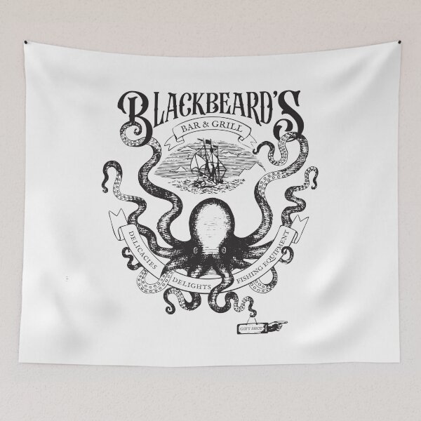 Item preview, Blackbeard's Bar and Grill designed and sold by Hanneliza.