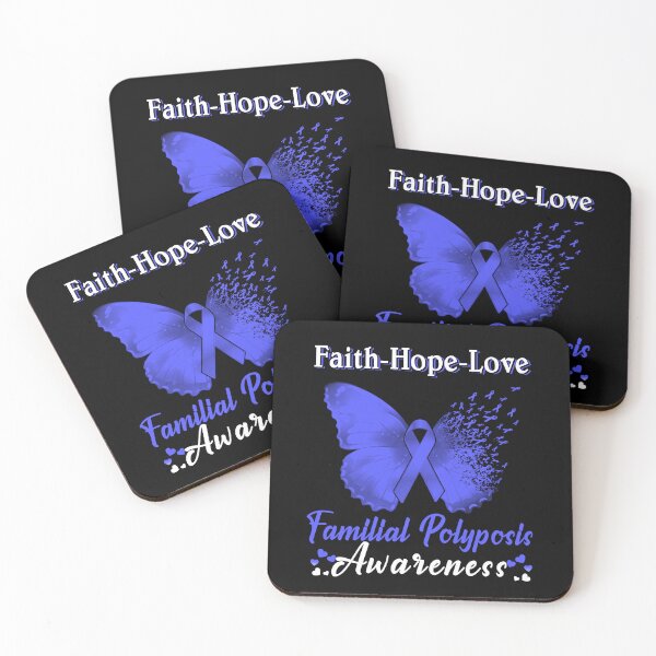 Item preview, Faith Hope Love Butterfly Familial Polyposis Awareness designed and sold by Gillosina.