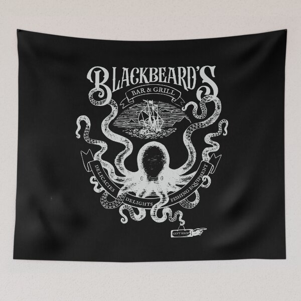 Item preview, Blackbeard's Bar and Grill White designed and sold by Hanneliza.
