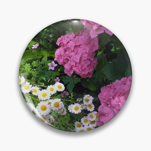 Item preview, Feverfew and Hydrangea designed and sold by Floral-Art.
