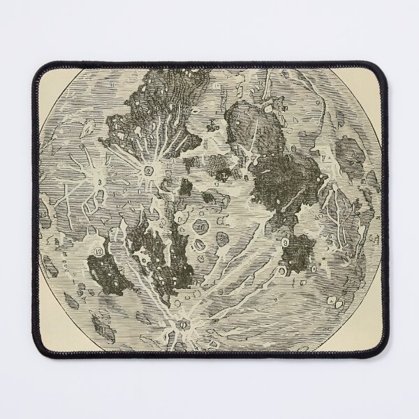 Item preview, TELESCOPIC VIEW OF THE MOON - Vintage Illustration designed and sold by maxberube.