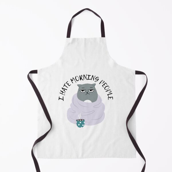 Item preview, i hate morning people or mornings or people coffee cat designed and sold by bhsysfshop.