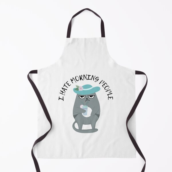 Item preview, i hate morning people or mornings or people coffee cat designed and sold by bhsysfshop.