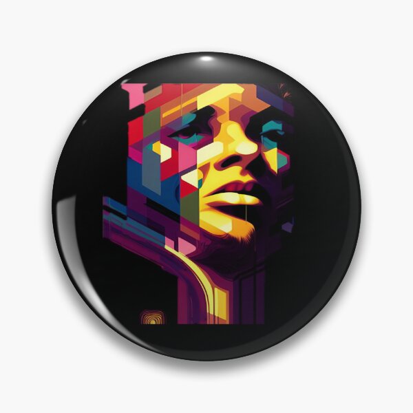 Item preview, Geometric vector face design designed and sold by Gala-life1.