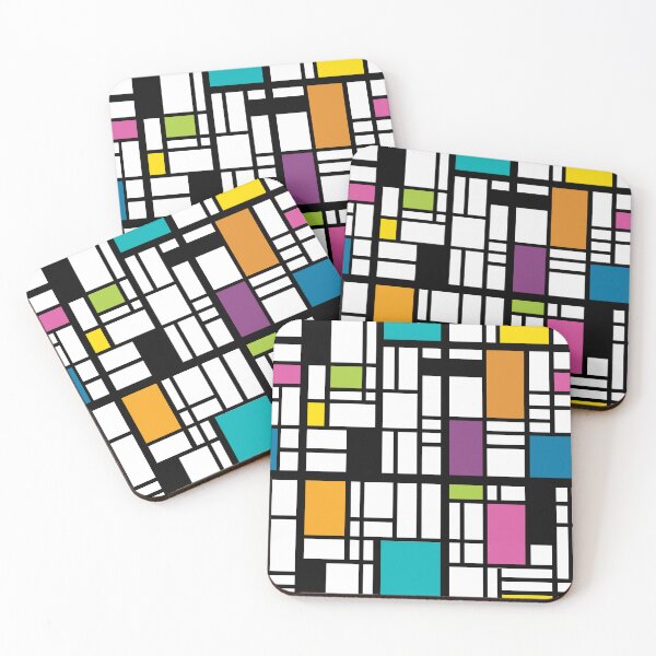Item preview, Mondrian-esque designed and sold by JRP Design.