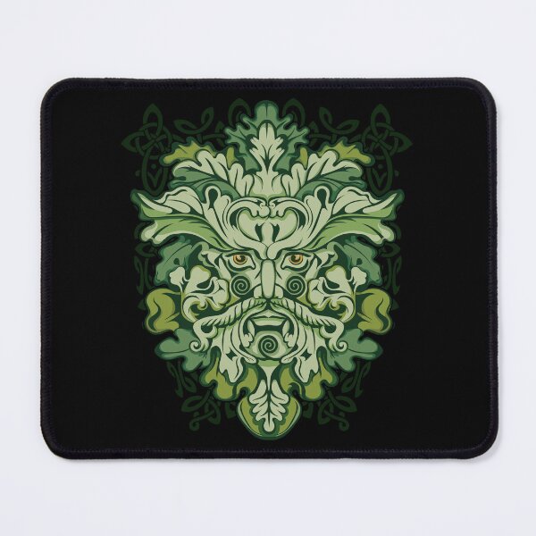 Item preview, Green Man Celtic Pagan Mythology God Irish Scottish Wicca designed and sold by BluePagan.