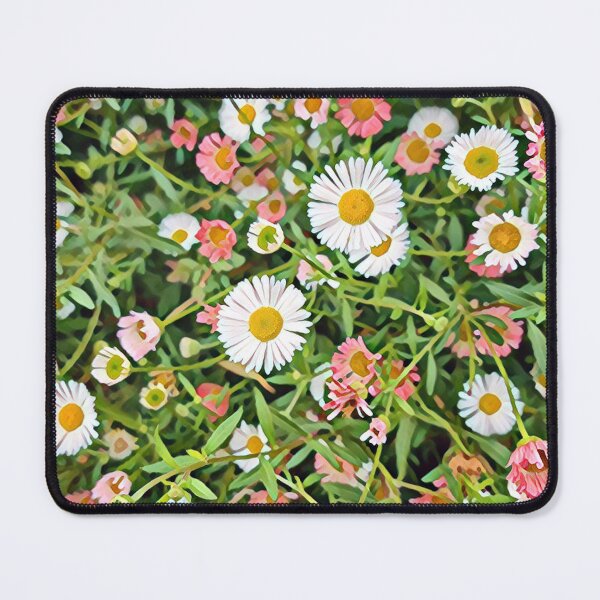 Item preview, Bloom of White and Pink Fleabane Daisy Flowers designed and sold by TastyTonic.