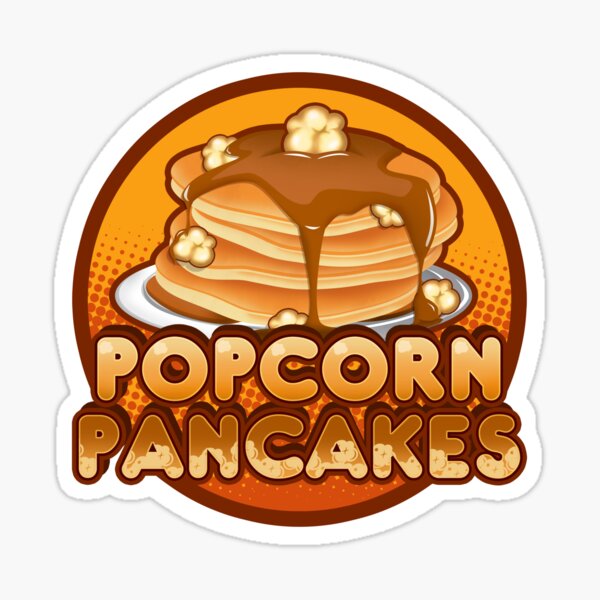 Popcorn Pancakes Sticker