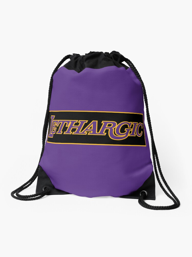 Lakers drawstring outlet bag