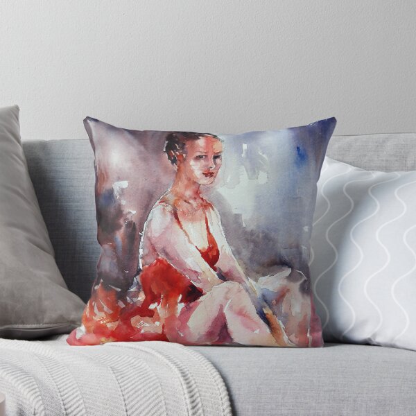 Item preview, Ballet Dancer in Red Dress - Dance Art Gallery designed and sold by Ballet Dance-Artist.