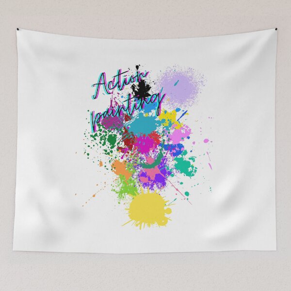 Item preview, Action Painting-Colorful Art designed and sold by Silva-Sol.