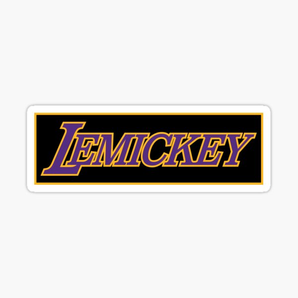 Le Mickey - LeBron James - Lakers Basketball - Funny Meme Sticker