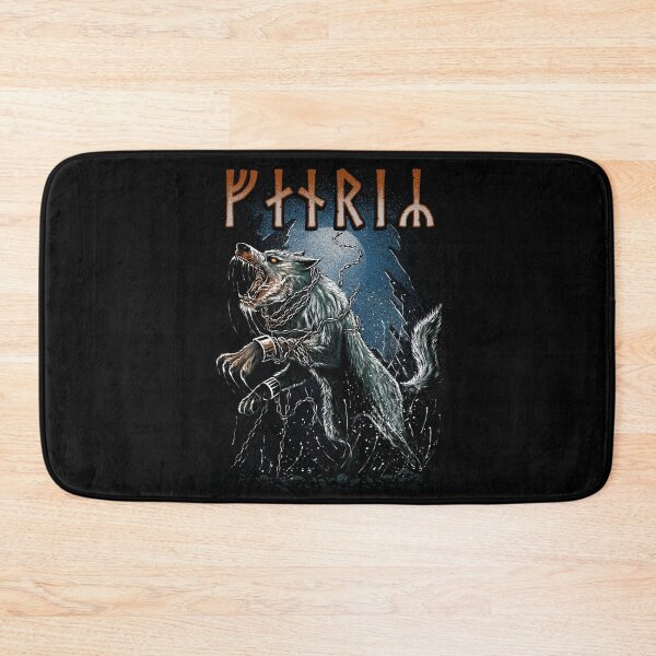 Item preview, Viking Fenrir Wolf Ragnarok Norse Pagan Mythology  designed and sold by BluePagan.
