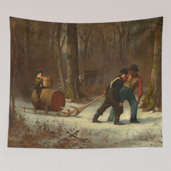Item preview, On Their Way to Camp | Eastman Johnson | 1873 American History Art designed and sold by CJET.