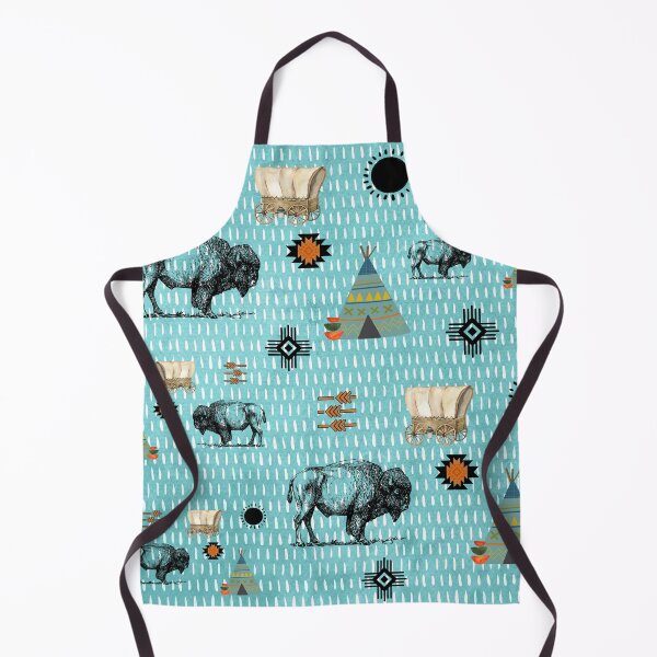 Item preview, Native American Bison Design with Tribal Symbols designed and sold by handsoftime2020.
