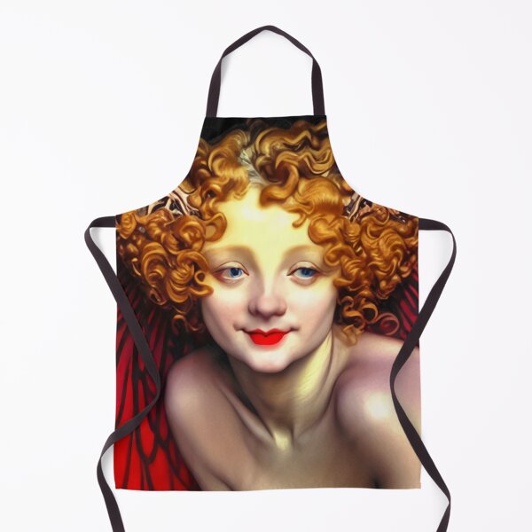 Item preview, Beautiful Red Winged Demon Angel Original Digital Art Design designed and sold by ChorkiePawPress.