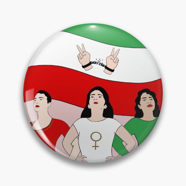 Item preview, Free Iran flag designed and sold by Roshi-R.