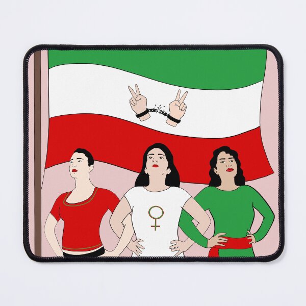 Item preview, Free Iran flag designed and sold by Roshi-R.