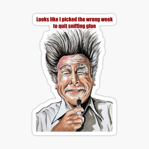 Item preview, Airplane - wrong week to quit sniffing glue, Llloyd Bridges illustration designed and sold by smadge.