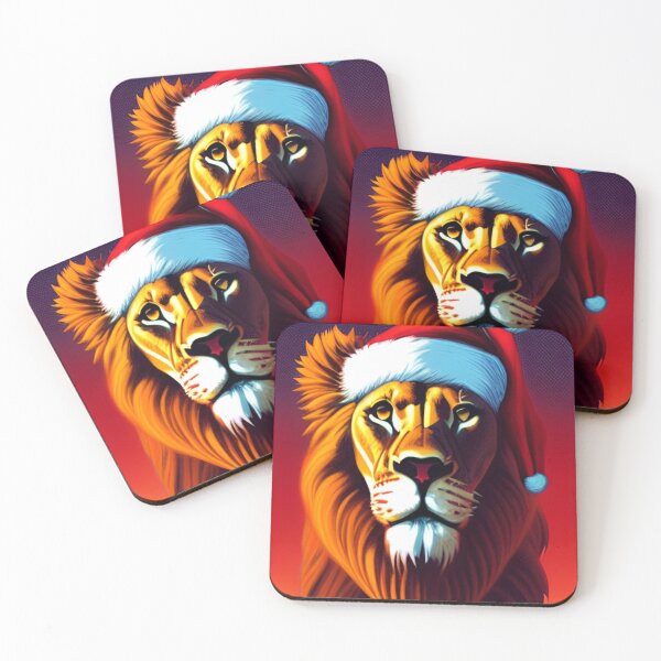 Item preview, Santa Paws Is Coming To Town Lion  designed and sold by ShopSunday.