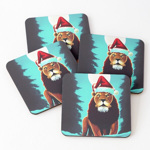 Item preview, Santa Paws Is Coming To Town Santa lion designed and sold by ShopSunday.