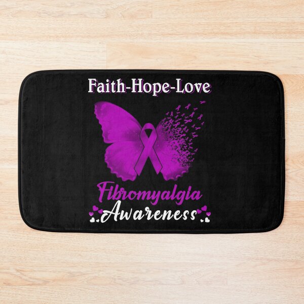 Item preview, Faith Hope Love Butterfly Fibromyalgia Awareness designed and sold by Gillosina.