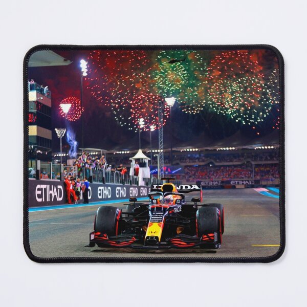 Item preview, Max Verstappen after winning his first world championship at the 2021 Abu Dhabi Grand Prix designed and sold by MariaRivera99.