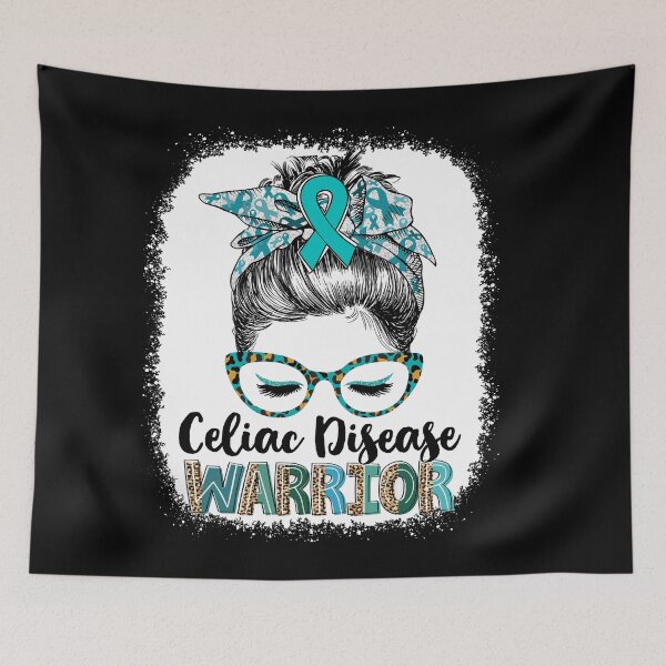 Item preview, Messy Bun Leopard Celiac Disease Warrior designed and sold by rechardtee.
