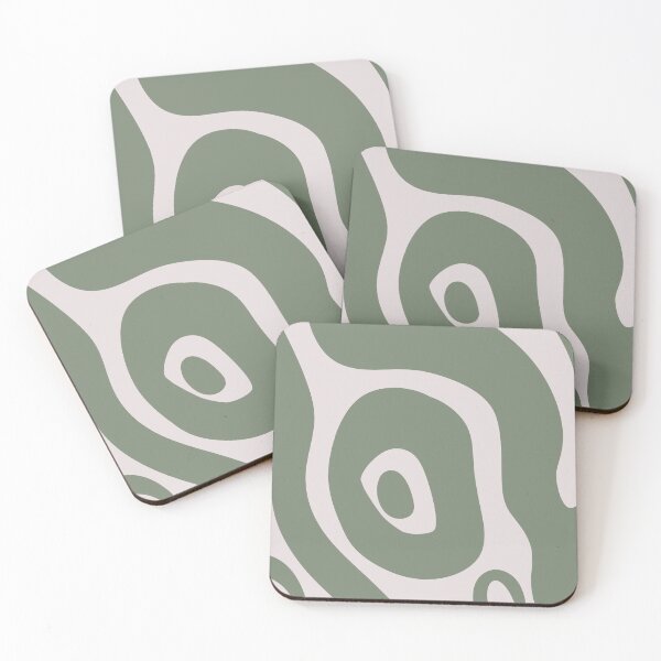 Item preview, Liquid Swirl Abstract Maximalist Pattern Retro Aesthetic Groovy Style Green designed and sold by scorpiolane.