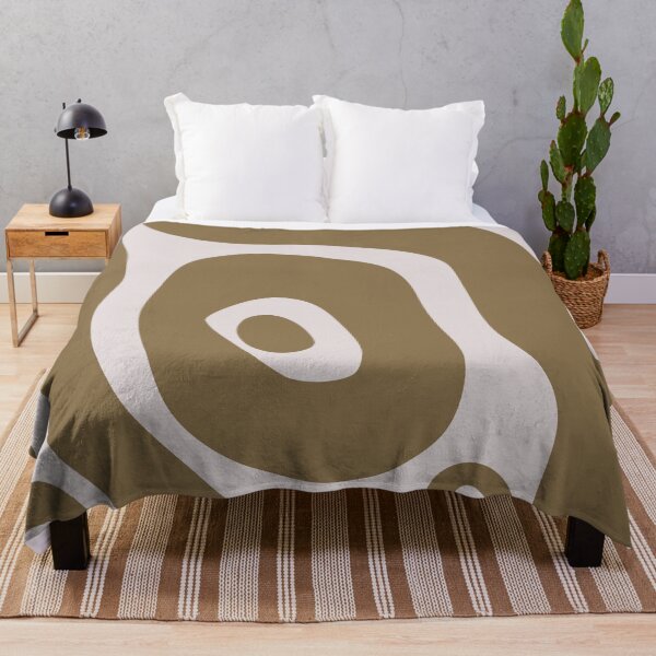 Item preview, Liquid Swirl Abstract Maximalist Pattern Retro Aesthetic Groovy Style Olive Brown designed and sold by scorpiolane.