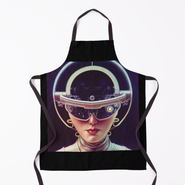 Item preview, Retrofuturistic Female Portrait designed and sold by Fantasti-X.