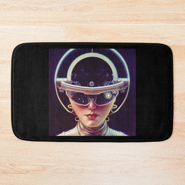 Item preview, Retrofuturistic Female Portrait designed and sold by Fantasti-X.