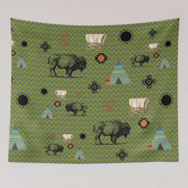 Item preview, Southwestern American Buffalo Design designed and sold by handsoftime2020.